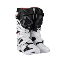 LEATT BUTY CROSS 5.5 FLEXLOCK BOOTS WHITE WHITE/BLACK ROZMIAR 40.5 25.5 CM