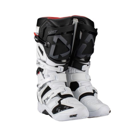 LEATT BUTY CROSS 5.5 FLEXLOCK BOOTS WHITE WHITE/BLACK ROZMIAR 40.5 25.5 CM
