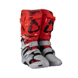 LEATT BUTY CROSS 5.5 FLEXLOCK ENDURO BOOTS JW22 RED/SZARY 48 31.5 CM