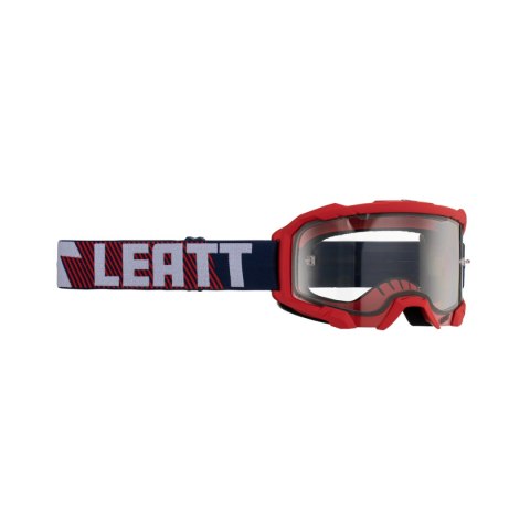 LEATT GOGLE VELOCITY 4.5 ROYAL CLEAR 83% - CZARNY/CZERWONY SZYBKA PRZEŹROCZ