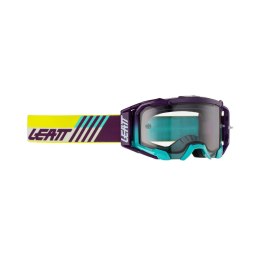 LEATT GOGLE VELOCITY 5.5 INDIGO LIGHT GREY 58% - FIOLET/NIEBIESKI/ŻÓŁTY FLU