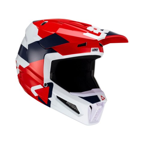LEATT KASK MOTO 2.5 V23 HELMET ROYAL KOLOR GRANATOWY/RED/WHITE ROZMIAR XL