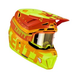 LEATT KASK MOTO 7.5 V23 + GOGLE VELOCITY 4.5 IRIZ GRATIS HELMET KIT CITRUS