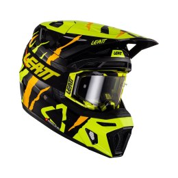 LEATT KASK MOTO 8.5 CITRUS V23 + GOGLE VELOCITY 5.5 GRATIS HELMET KIT TIGER