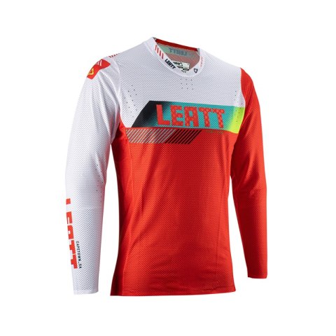 LEATT 2023 KOSZULKA MOTO 5.5 ULTRAWELD JERSEY RED BIAŁY/RED ROZMIAR XXL