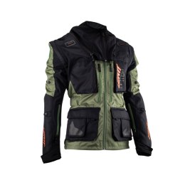 LEATT 2023 KURTKA MOTO 5.5 ENDURO JACKET CACTUS KOL. CZARNY/ZIELONY ROZM M