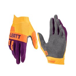 LEATT RĘKAWICE MOTO 1.5 GRIPR GLOVE INDIGO VIOLET/ORANGE M