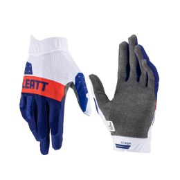 LEATT RĘKAWICE MOTO 1.5 GRIPR GLOVE ROYAL GRANATOWY BIAŁY RED ROZMIAR M