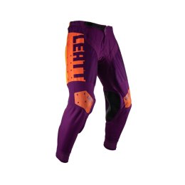 LEATT 2023 SPODNIE MOTO 4.5 PANT INDIGO KOL. FIOLETOWY/POMARAŃCZOWY ROZM L