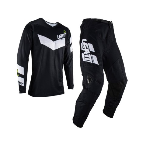 LEATT ZESTAW KOSZULKA + SPODNIE MOTO RIDE KIT 3.5 BLACK BLACK/WHITE M