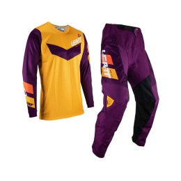 LEATT ZESTAW KPL KOSZULKA + SPODNIE MOTO RIDE KIT 3.5 JUNIOR INDIGO VIOLET L 140 150CM