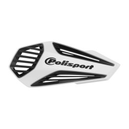 POLISPORT OSŁONY RĄK MX AIR Z UNIM ZESTAWEM MONTAŻOWYM 22/28 BIAŁO BLACK