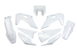 UFO KOMPLET PLASTIKÓW HUSQVARNA TE/TX/FE 20-22 Z OSŁONĄ LAMPY UNI OEM BIAŁY