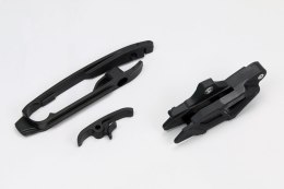 UFO KOMPLET SLIZG (MAŁY I DUŻY) + PROWADNICA ŁAŃCUCHA KTM SX 125/150/250, SX-F 250/350/450 '11-15, SX 250 '16, KOLOR CZARNY