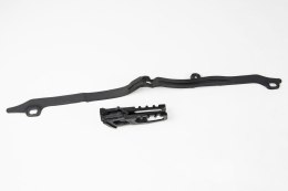 UFO KPL ŚLIZG + PROWADNICA ŁAŃCUCHA HONDA CRF 250R 10-13, 450R 09-12, KOLOR CZARNY