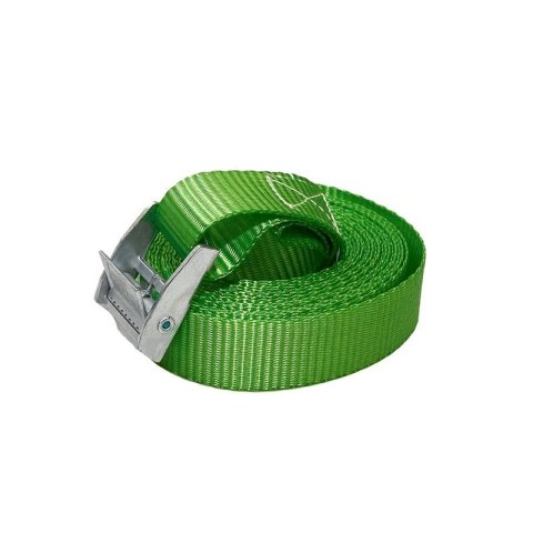 BIKETEC PAS TRANSPORTOWY 25 MM/4MB Z KLAMRĄ SAMOZACISKOWĄ GREEN HOMOLOGACJA BIKETEC PAS TRANSPORTOWY 25 MM/4MB Z KLAMRĄ SAMOZACISKOWĄ GREEN HOMOLOGACJA