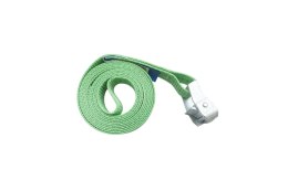 BIKETEC PAS TRANSPORTOWY 35 MM/3MB Z KLAMRĄ SAMOZACISKOWĄ GREEN HOMOLOGACJA
