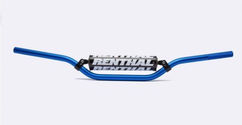 RENTHAL KIEROWNICA 7/8 CALA MX HANDLEBAR BLUE ENDURO PADDED BLUE Z GĄBKĄ