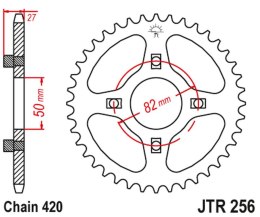 JT ZĘBATKA TYLNA 261 35 HONDA ATC/TRX 70 '82-87' XL/XR 75/80 '74-84'