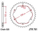 JT ZĘBATKA TYŁ 4522 38 DUCATI MONSTER 1200/S 14-20, PANIGALE 1103 18, 1199/