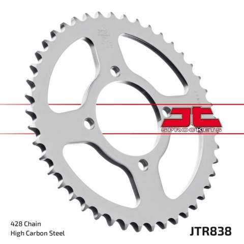 JT ZĘBATKA TYŁ 838 42 Z 125, YBR 125 CUSTOM 08-15, JUNAK 125 83842JT 428 JT ZĘBATKA TYŁ 838 42 Z 125, YBR 125 CUSTOM 08-15, JUNAK 125 83842JT 428