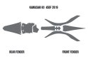 TWIN AIR OKLEINA PRZECIWBŁOTNA KAWASAKI KXF 450 19-22 MUD DEFLECTOR FOAM