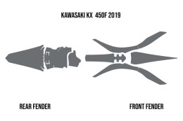 TWIN AIR OKLEINA PRZECIWBŁOTNA KAWASAKI KXF 450 19-22 MUD DEFLECTOR FOAM