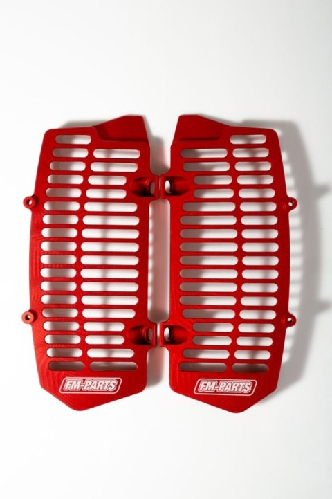 FM-PARTS OSŁONY CHŁODNICY KRATKI ALUMINIUM KTM/HUSQVARNA 20-22 UNI RED
