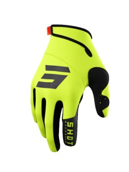 SHOT RACING RĘKAWICE SOFTSHELL ZIMOWE TRAINER 2.0 NEON YELLOW KOLOR ZÓŁTY NEON/CZARNY 09