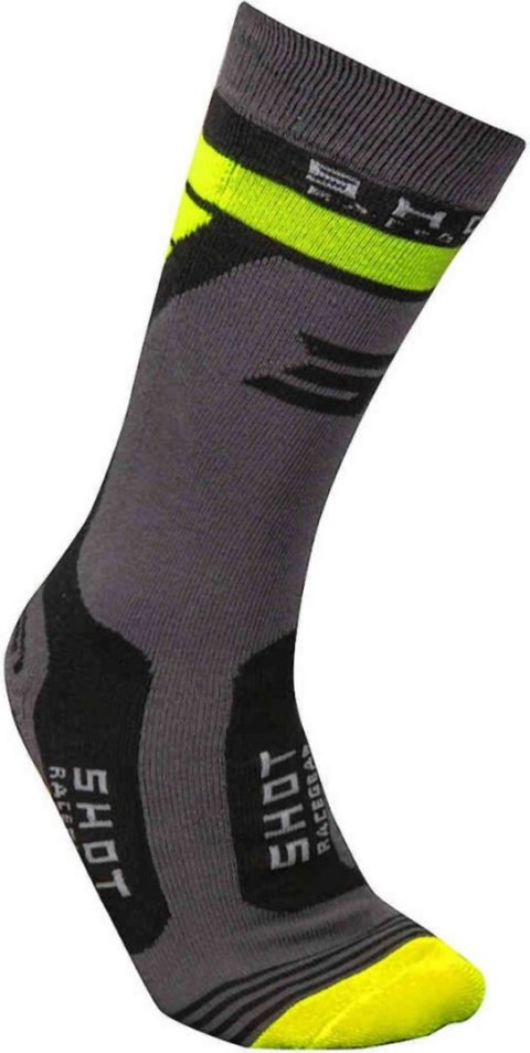 SHOT RACING SKARPETY RACE BLACK YELLOW 47-50 SHOT RACING SKARPETY RACE BLACK YELLOW 47-50
