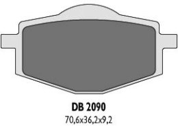DELTA BRAKING KLOCKI HAMULCOWE KH101 TYŁ -ZASTĘPUJĄ DB2090MX-N DB2090QD-N