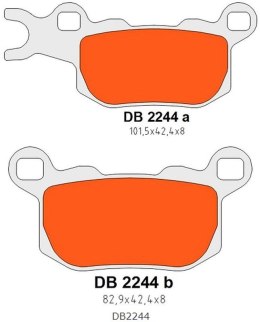 DELTA BRAKING KLOCKI HAMULCOWE KH685 TYŁ LEWY CAN-AM DEFENDER TRAXTER 800 17-21, 976 17-22