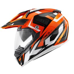 KAPPA KASK KV30 EVO GRAYER ENDURO RIDE DUAL OFF ROAD Z SZYBĄ I BLENDĄ ORANG
