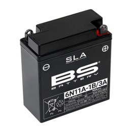 BS AKUMULATOR 6N11A-1B/3A FA 6V 11AH 121X58X130 BEZOBSŁUGOWY -ZALANY 90A 10