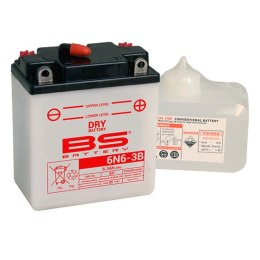 BS AKUMULATOR 6N6-3B 6V 4AH 99X57X111 OBSŁUGOWY-ELEKTROLIT OSOBNO 12 UE2019 1148