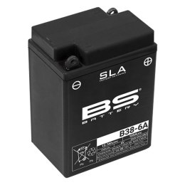 BS AKUMULATOR B38-6A FA 6V 13AH 119X83X161 BEZOBSŁUGOWY -ZALANY 105A 10
