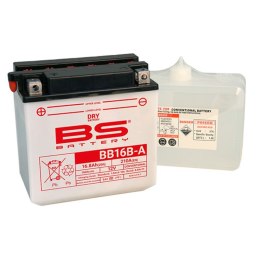 BS AKUMULATOR BB16B-A YB16B-A 12V 16AH 160X90X161 OBSŁUGOWY-ELEKTROLIT OSOBNO 210A 2 UE2019 1148