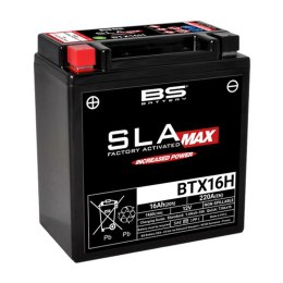 BS AKUMULATOR BTX16H MAX 12V 14AH 150X87X161 BEZOBSŁUGOWY - ZALANY