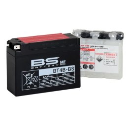 BS AKUMULATOR BT4B-BS YT4B-BS 12V 2,3AH 113X38X85 BEZOBSŁUGOWY -ELEKTROLIT