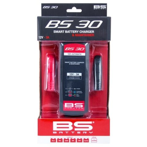 BS ŁADOWARKA AKUMULATORÓW BS30 12V STD AGM GEL, LITHIUM LIFE P04, 3A DO 60AH EL 700566