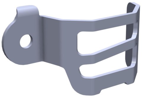 CROSSPRO OSŁONA ZBIORNIKA HAMULCOWEGO TYŁ XTZ 690 TENERE 700 19 -22 BLACK