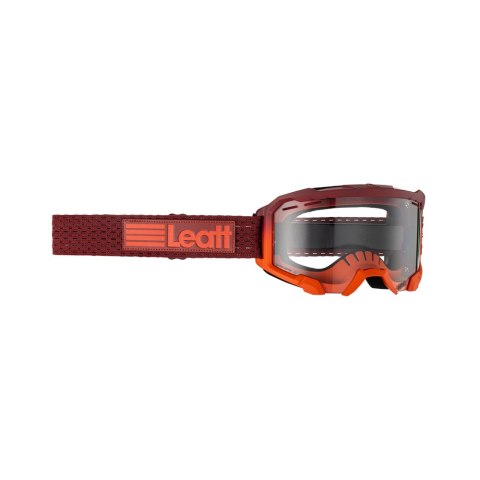 LEATT GOGLE ROWEROWE VELOCITY 4.0 MTB FLAME CLEAR 83% - BORDOWY/ORANGE