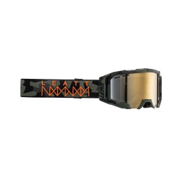 LEATT GOGLE ROWEROWE VELOCITY 5.0 MTB IRIZ CAMO BRONZE UC 68% - CZARNY/ZIEL