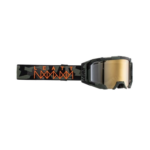 LEATT GOGLE ROWEROWE VELOCITY 5.0 MTB IRIZ CAMO BRONZE UC 68% - CZARNY/ZIEL