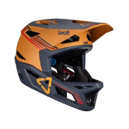 LEATT KASK ROWEROWY MTB GRAVITY 4.0 V23 HELMET SUEDE CZARNY/RDZAWY M 57-58