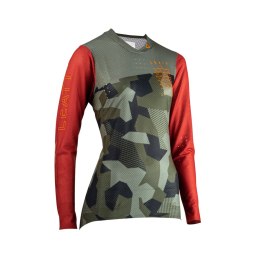 LEATT KOSZULKA ROWEROWA DAMSKA MTB GRAVITY 4.0 JERSEY CAMO S