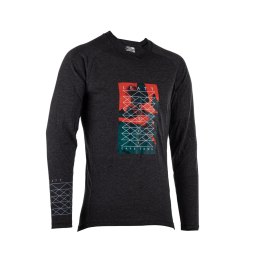 LEATT KOSZULKA ROWEROWA MTB GRAVITY 2.0 JERSEY BLACK XL