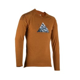 LEATT KOSZULKA ROWEROWA MTB GRAVITY 2.0 JERSEY SUEDE RDZAWY S
