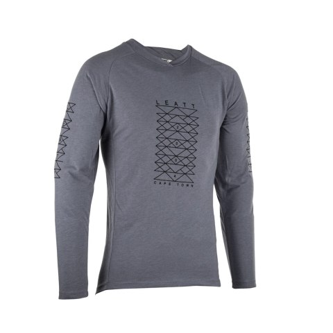 LEATT KOSZULKA ROWEROWA MTB GRAVITY 2.0 JERSEY TITANIUM SZARY XXL