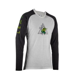 LEATT KOSZULKA ROWEROWA MTB GRAVITY 2.0 JERSEY ZOMBIE BIAŁY/CZARNY S